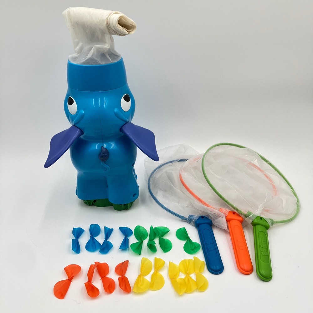 Hasbro Motorized Butterfly Chase Game Blue Elephant Skill Building Active Family